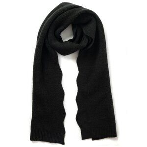 INC International Concepts Black Scalloped‎ Chevron Scarf